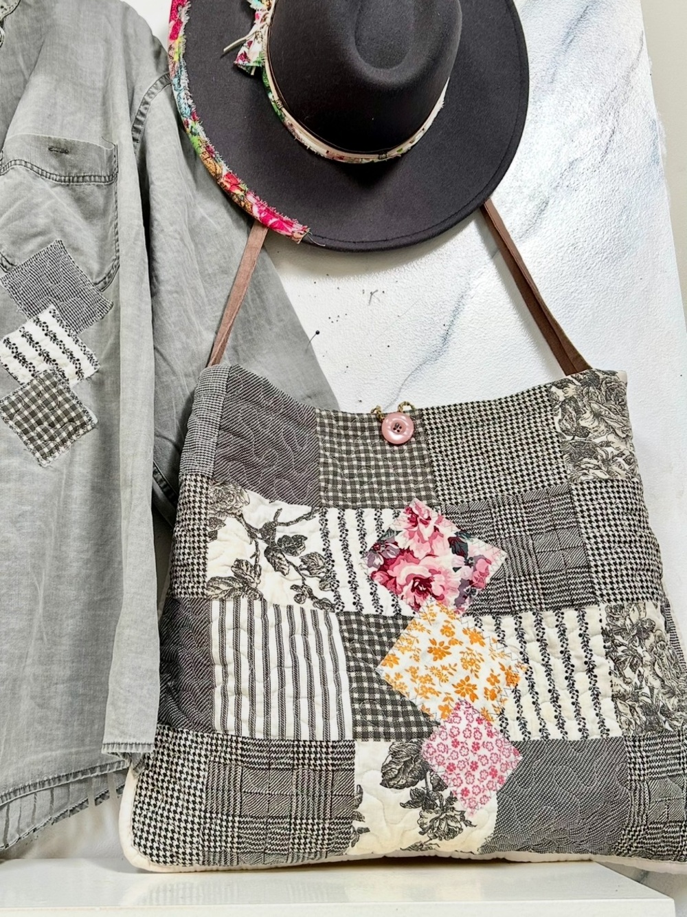 Live Giveaway Sept 26 during my LIVE patchwork BAG + Rare HORSE SHACKET